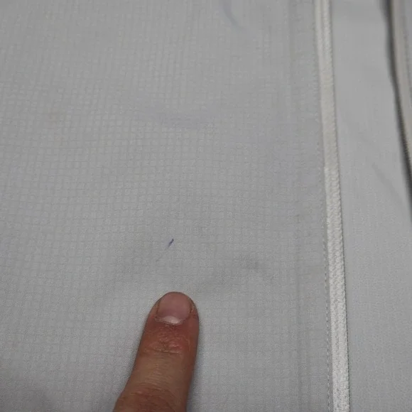 Columbia PFG Jacket Mens XL White Tamiami Hurricane Rain Full Zip Light Outdoor - Picture 5 of 16